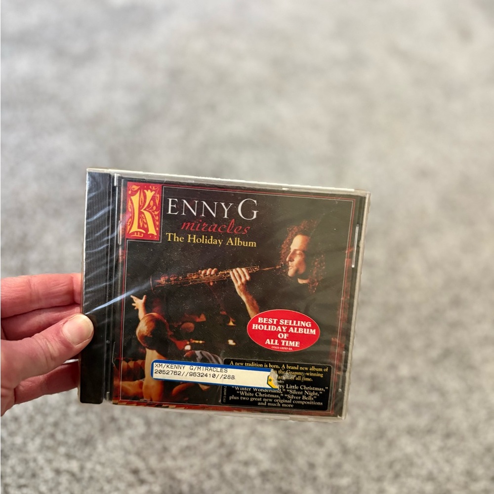 Kenny G Miracles The Holiday Album Deadstock CD Never Opened